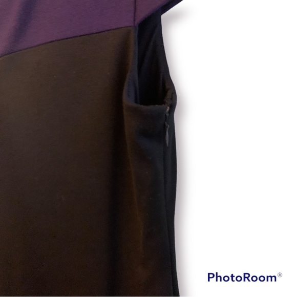 Liz Clairborne Dress Black and Purple size 8 - Picture 7 of 8